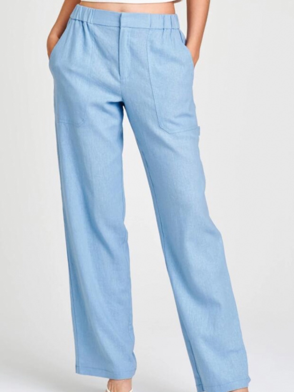 WAYF linen utility pants